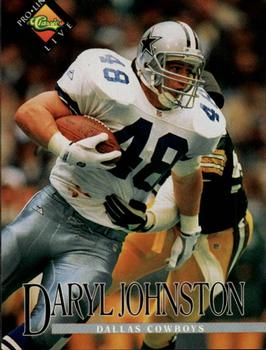 Daryl Johnston Dallas Cowboys 1994 Pro Line Live NFL #183